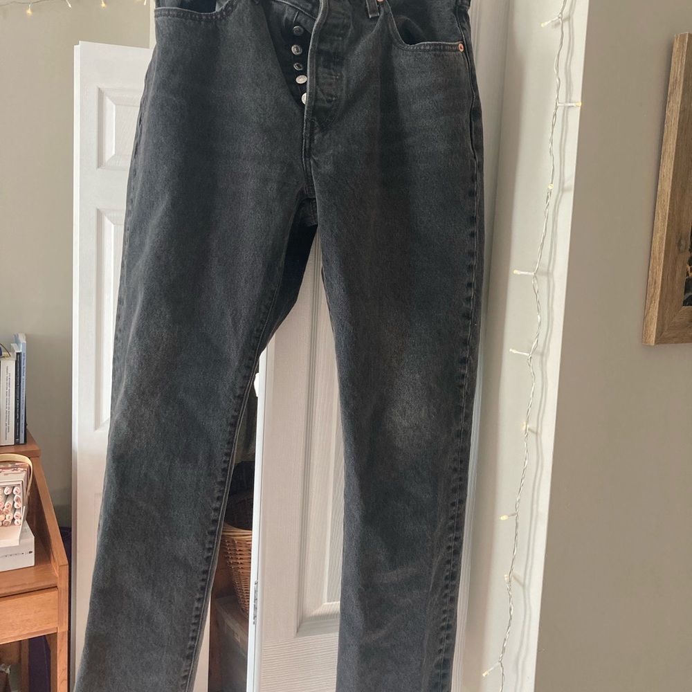 Levi's Black Straight Leg Jeans Classic Style